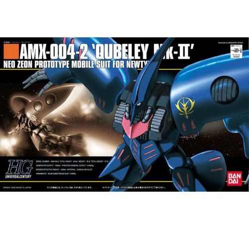 Bandai BAN1076370   #011 AMX-004-2 QUBELEY Mk-II HGUC 1/144 Scale Kit