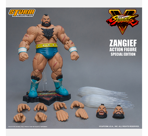 Storm Collectibles 87045 Zangief (Special Edition) "Street Fighter V", Storm Collectibles 1/12 Action Figure