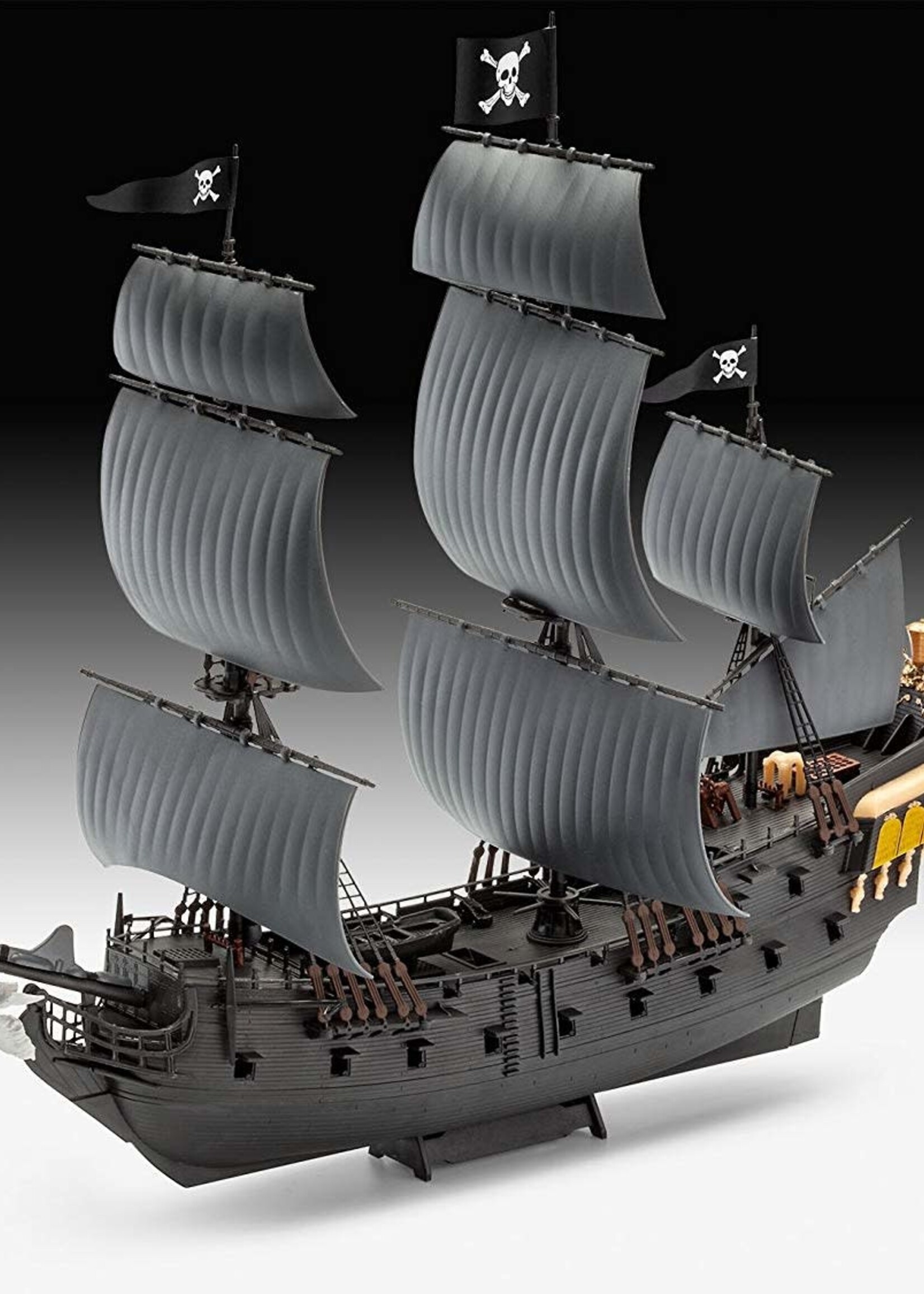 Revell of Germany 5499 Disney Pirates of the Caribbean Black Pearl Ship (Snap) 1/150