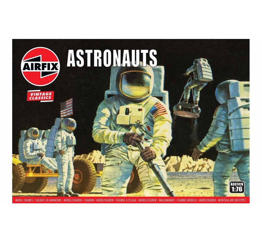 A00741V Astronauts NASA Apollo Astronauts, equipment and Moon Buggy