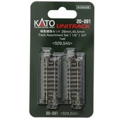 Kato USA (KAT) 381- 20091 N Short Straight Track Assortment Unitrack