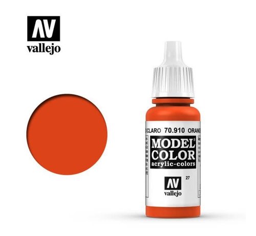 Vallejo Paints 70910 (027) - ORANGE RED                  17ML