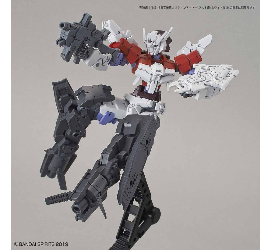 BAN2487792 #09 Option Armor For Commander Type (Alto Exclusive White) "30 Minute Mission", Bandai 30 MM