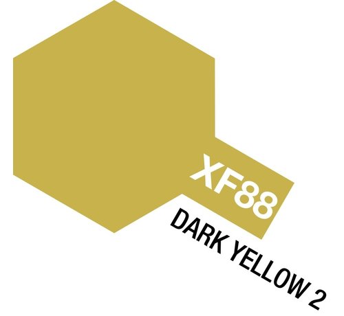 Tamiya (TAM) 865- 81788 Acrylic Mini XF-88 Dark Yellow 2