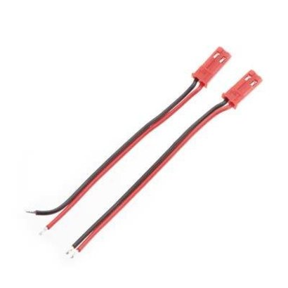 GPM - Great Planes ElectriFly Male 2-Pin Red Connector (JST) 2 pack *