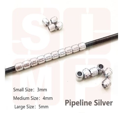 Super Indoors Men Pro (SIM) 0700PSLS Metal Pipeline Silver 3mm