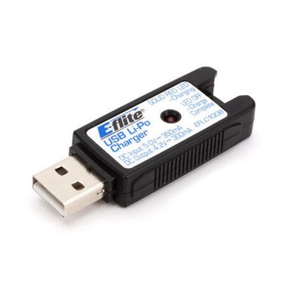 EFL - E-flite C1008 1S USB Li-Po Charger, 300mA