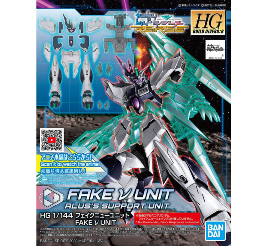 29 Hgbd R Fake Nu Unit Gundam Build Divers Bandai Spirits Hg Build Divers 1 144 M R S Hobby Shop