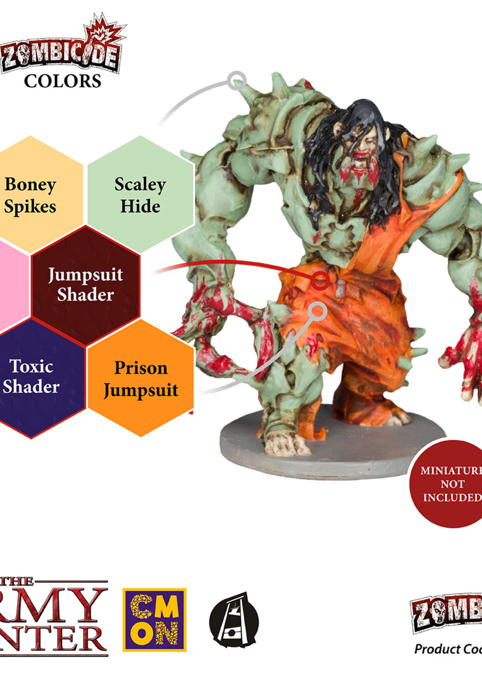 WP8008 Zombicide Toxic/Prison Expansion Paint Set M R S Hobby Shop