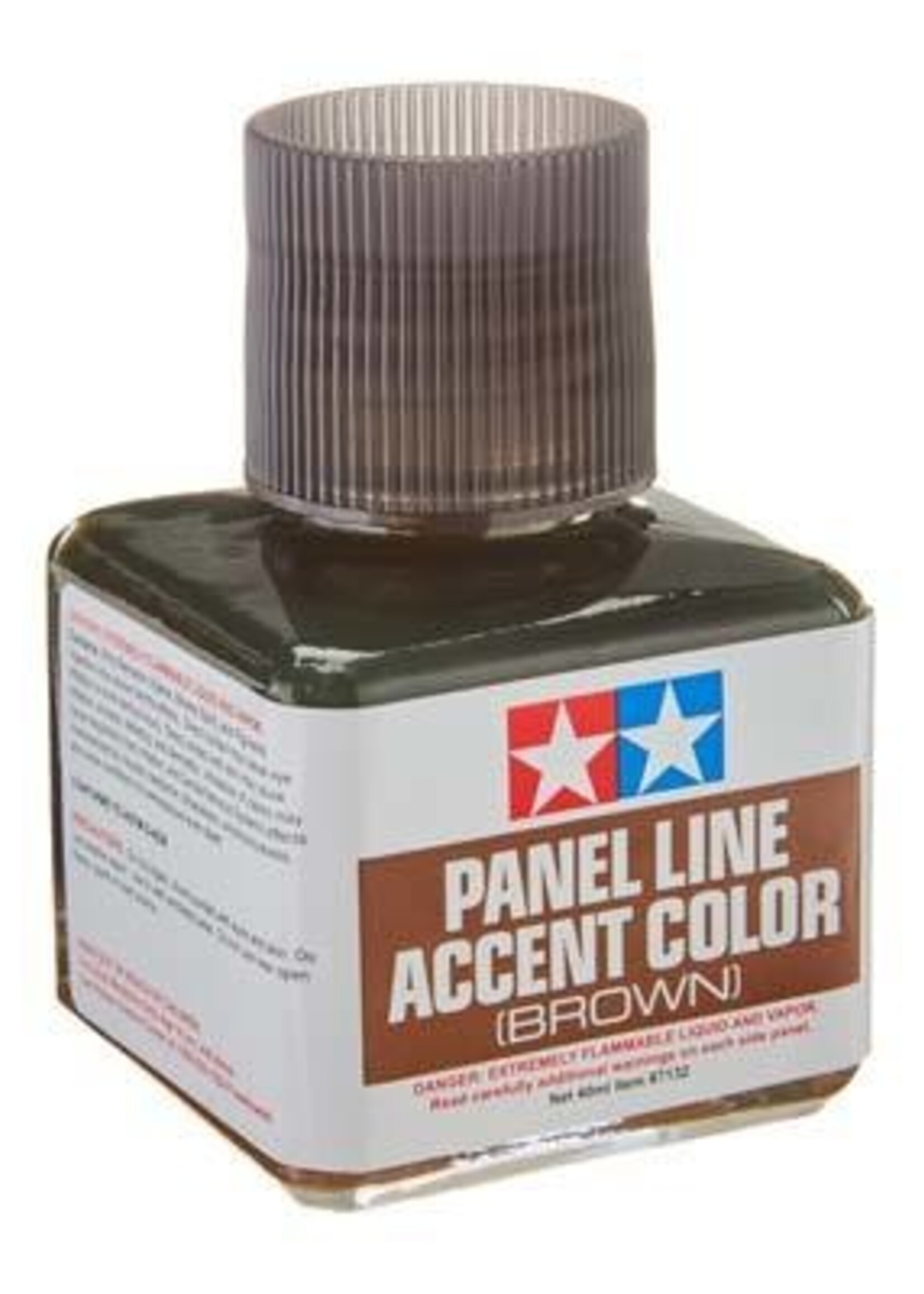87132 Panel Line Accent Color Brown (Wash) - M R S Hobby Shop