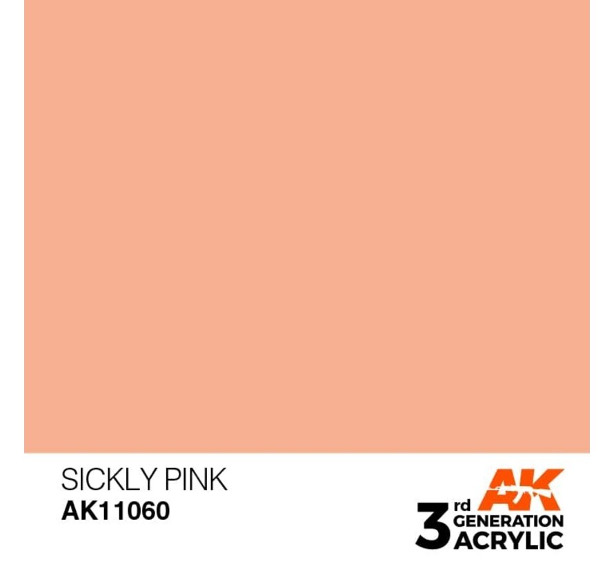 11060 AK Interactive 3rd Gen Acrylic Sickly Pink 17ml