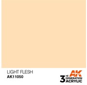 AK_Interactive 11050 AK Interactive 3rd Gen Acrylic Light Flesh 17ml