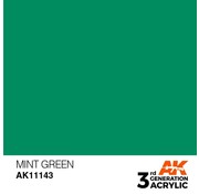 AK INTERACTIVE (AKI) 11143 AK Interactive 3rd Gen Acrylic Mint Green 17ml