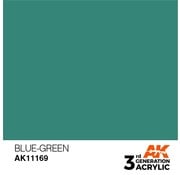 AK Interactive (AKI) 11169 AK Interactive 3rd Gen Acrylic Blue-Green 17ml
