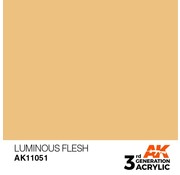 AK INTERACTIVE (AKI) 11051 AK Interactive 3rd Gen Acrylic Luminous Flesh 17ml