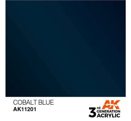 AK_Interactive 11201 AK Interactive 3rd Gen Acrylic Cobalt Blue 17ml