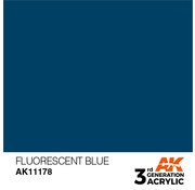 AK_Interactive 11178 Fluorescent Blue 3rd Gen Acrylic 17ml