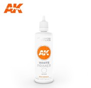 AK Interactive (AKI) 11240 White Acrylic Primer 100ml Bottle 3rd Gen