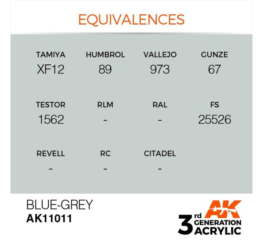 11011 AK Interactive 3rd Gen Acrylic Blue-Grey 17ml
