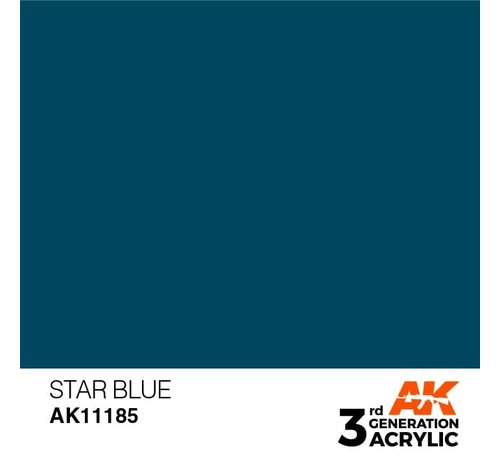 AK_Interactive 11185 Star Blue 3rd Gen Acrylic 17ml
