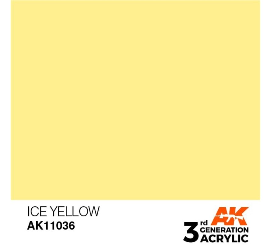 11036 AK Interactive 3rd Gen Acrylic Ice Yellow 17ml