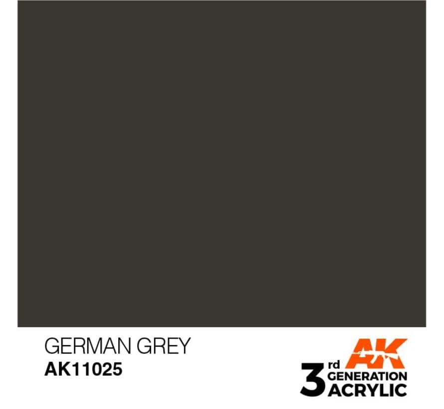 11025 AK Interactive 3rd Gen Acrylic German Grey 17ml