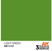 AK_Interactive 11141 AK Interactive 3rd Gen Acrylic Light Green 17ml