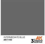 AK_Interactive 11163 AK Interactive 3rd Gen Acrylic Intermediate Blue 17ml