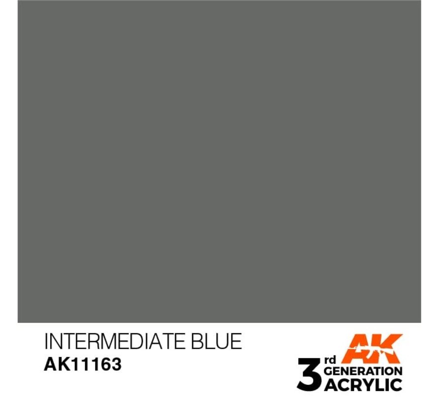 11163 AK Interactive 3rd Gen Acrylic Intermediate Blue 17ml