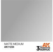 AK INTERACTIVE (AKI) 11234 AK Interactive 3rd Gen Acrylic Matte Medium 17ml