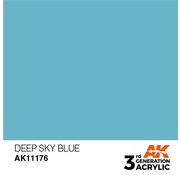 AK INTERACTIVE (AKI) 11176 Deep Blue 3rd Gen Acrylic 17ml