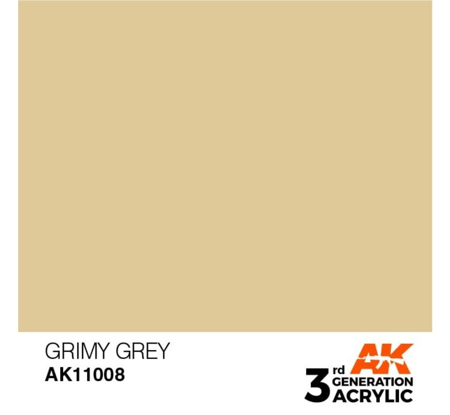 11008 AK Interactive 3rd Gen Acrylic Grimy Grey 17ml