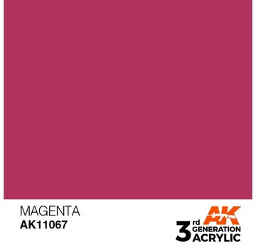 AK Interactive (AKI) 11067 AK Interactive 3rd Gen Acrylic Magenta 17ml