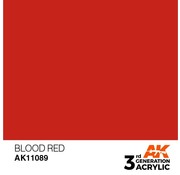 AK Interactive (AKI) 11089 AK Interactive 3rd Gen Acrylic Blood Red 17ml