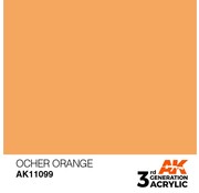 AK_Interactive 11099 AK Interactive 3rd Gen Acrylic Ocher Orange 17ml