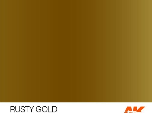 AK_Interactive 11193 Rusty Gold 3rd Gen Acrylic 17ml