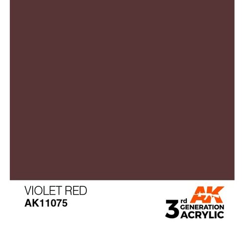 AK_Interactive 11075 AK Interactive 3rd Gen Acrylic Violet Red 17ml
