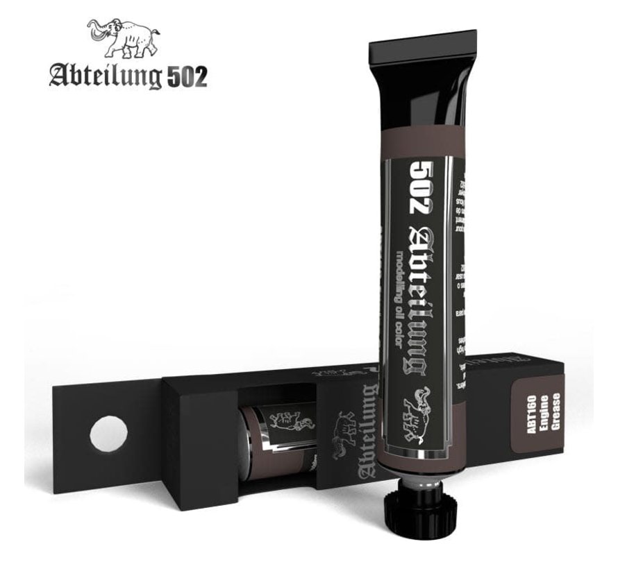 160  Weathering Oil Paint Engine Grease  20ml Tube
