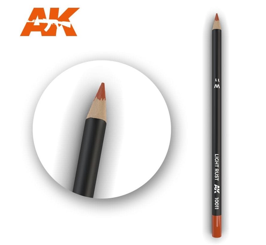AKI10011 Weathering Pencils  Light Rust