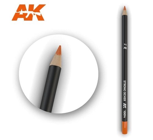 AK INTERACTIVE (AKI) 10014 Weathering Pencils  Strong Ocher