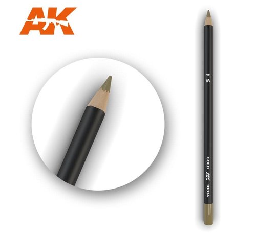 AK_Interactive 10034 Weathering Pencils  Gold