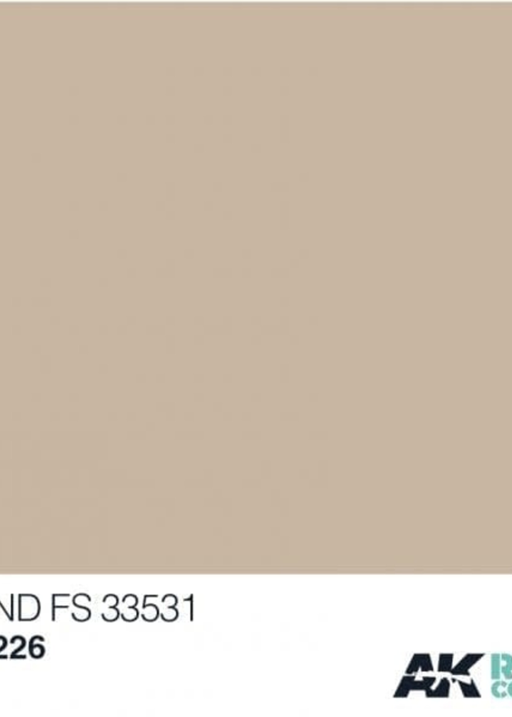 RC226 Real Colors Sand FS 33531 Acrylic Lacquer Paint 10ml Bottle - M R S  Hobby Shop