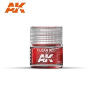 AK INTERACTIVE (AKI) RC503 Real Colors  Clear Red Acrylic Lacquer Paint 10ml Bottle