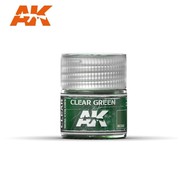 AK INTERACTIVE (AKI) RC505 Real Colors  Clear Green Acrylic Lacquer Paint 10ml Bottle