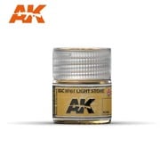 AK INTERACTIVE (AKI) RC40 Real Colors  BSC Nº61 Light Stone Acrylic Lacquer Paint 10ml Bottle