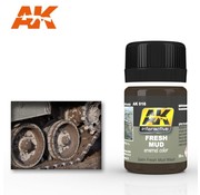 AK Interactive (AKI) 16 Fresh Mud Enamel Paint 35ml Bottle
