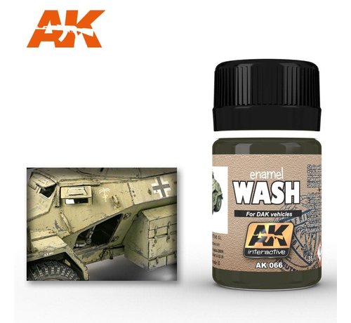 AK_Interactive 66 DAK Vehicle Wash Enamel Paint 35ml Bottle