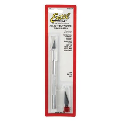EXL - Excel 15001 Light Duty Knife with 5 #20011 Blades *