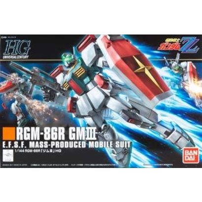 BANDAI MODEL KITS 170396 1/144 HGUC #126 RGM-86R GM III
