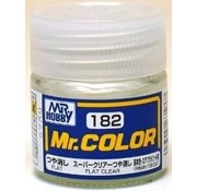 Mr. Hobby GSI  (GNZ) C182 Flat Clear 10ml Bottle , GSI Mr. Color
